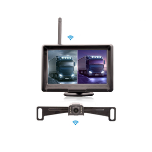 5寸AHD数字无线倒车盲区影像摄像头大货车显示器
